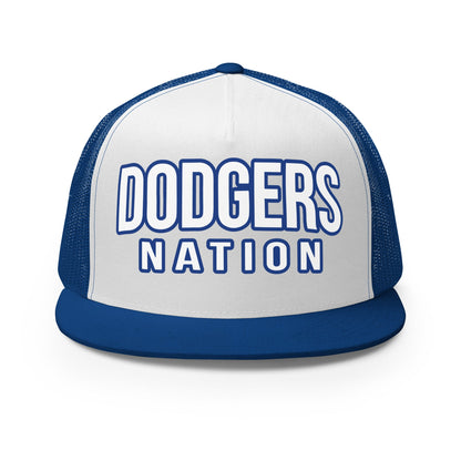 Performance | 5 Panel Trucker Cap | LI Dodgers Nation | Varsity Crest Logo