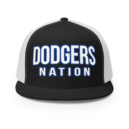 Performance | 5 Panel Trucker Cap | LI Dodgers Nation | Varsity Crest Logo