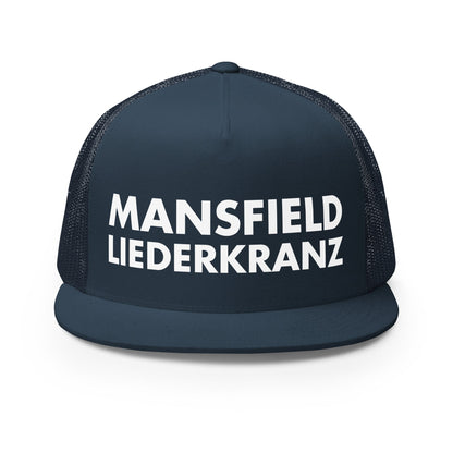 Performance | 5 Panel Trucker Cap | Liederkranz Soccer Club | Script Logo