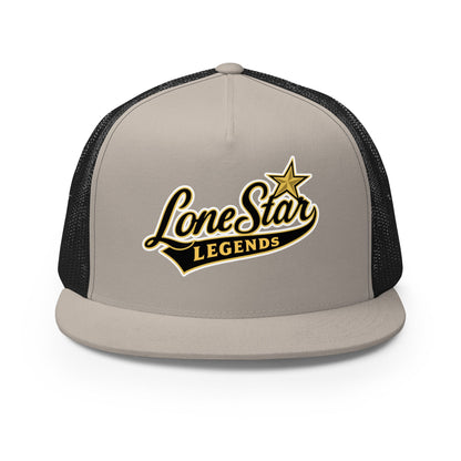 Performance | 5 Panel Trucker Cap | Lone Star legends | Script Logo