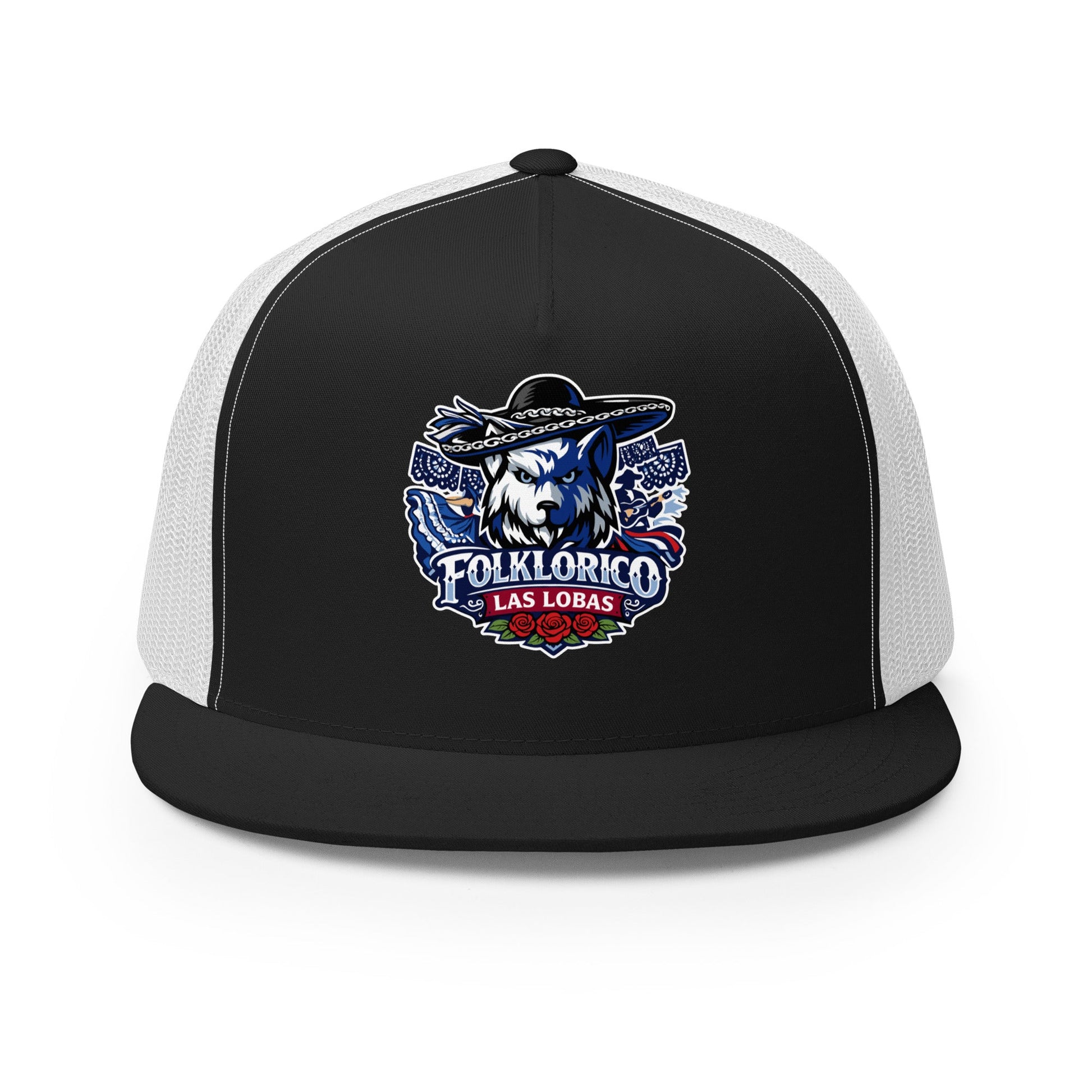Performance | 5 Panel Trucker Cap | Los Lobitos | Las Lobas Logo