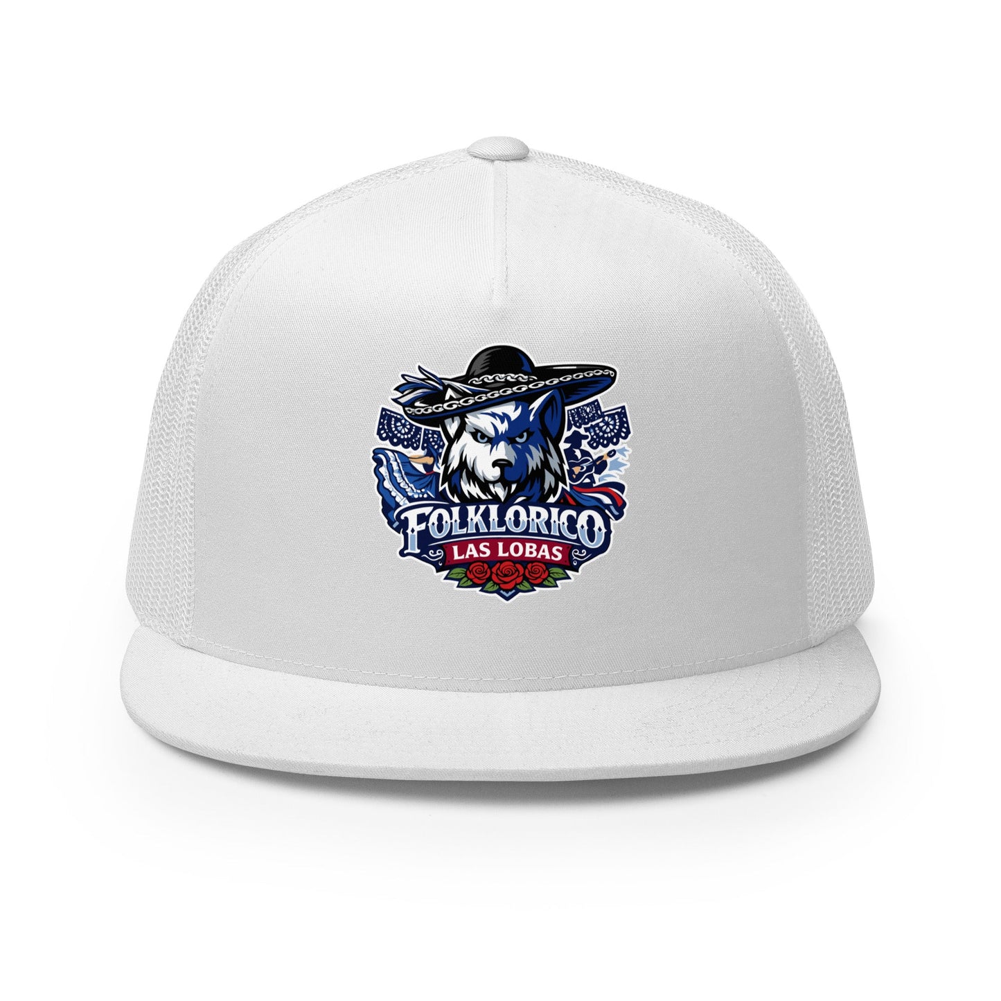 Performance | 5 Panel Trucker Cap | Los Lobitos | Las Lobas Logo