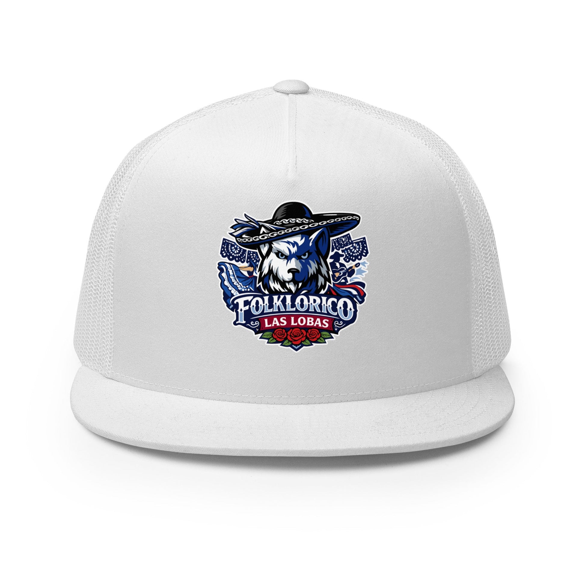Performance | 5 Panel Trucker Cap | Los Lobitos | Las Lobas Logo