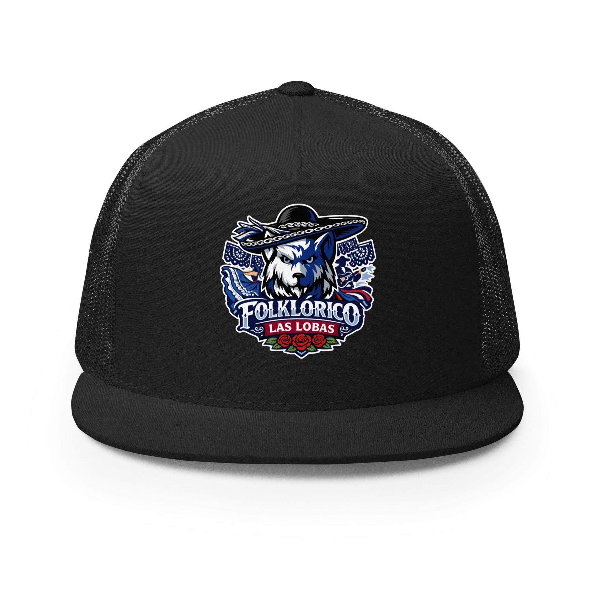 Performance | 5 Panel Trucker Cap | Los Lobitos | Las Lobas Logo