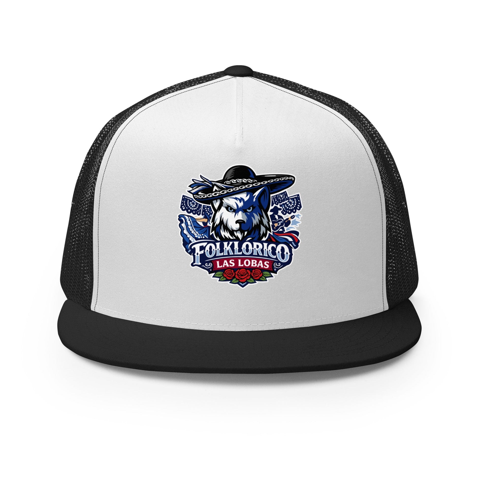 Performance | 5 Panel Trucker Cap | Los Lobitos | Las Lobas Logo