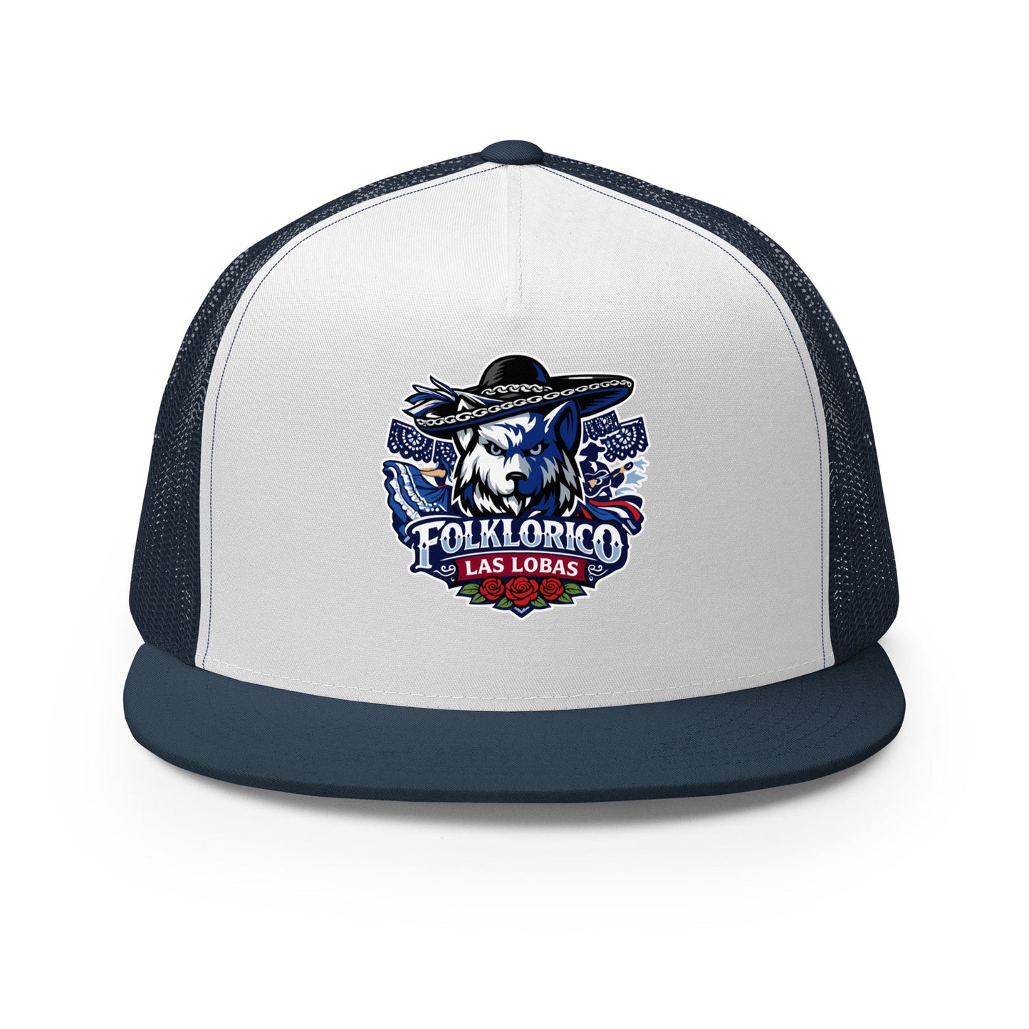 Performance | 5 Panel Trucker Cap | Los Lobitos | Las Lobas Logo