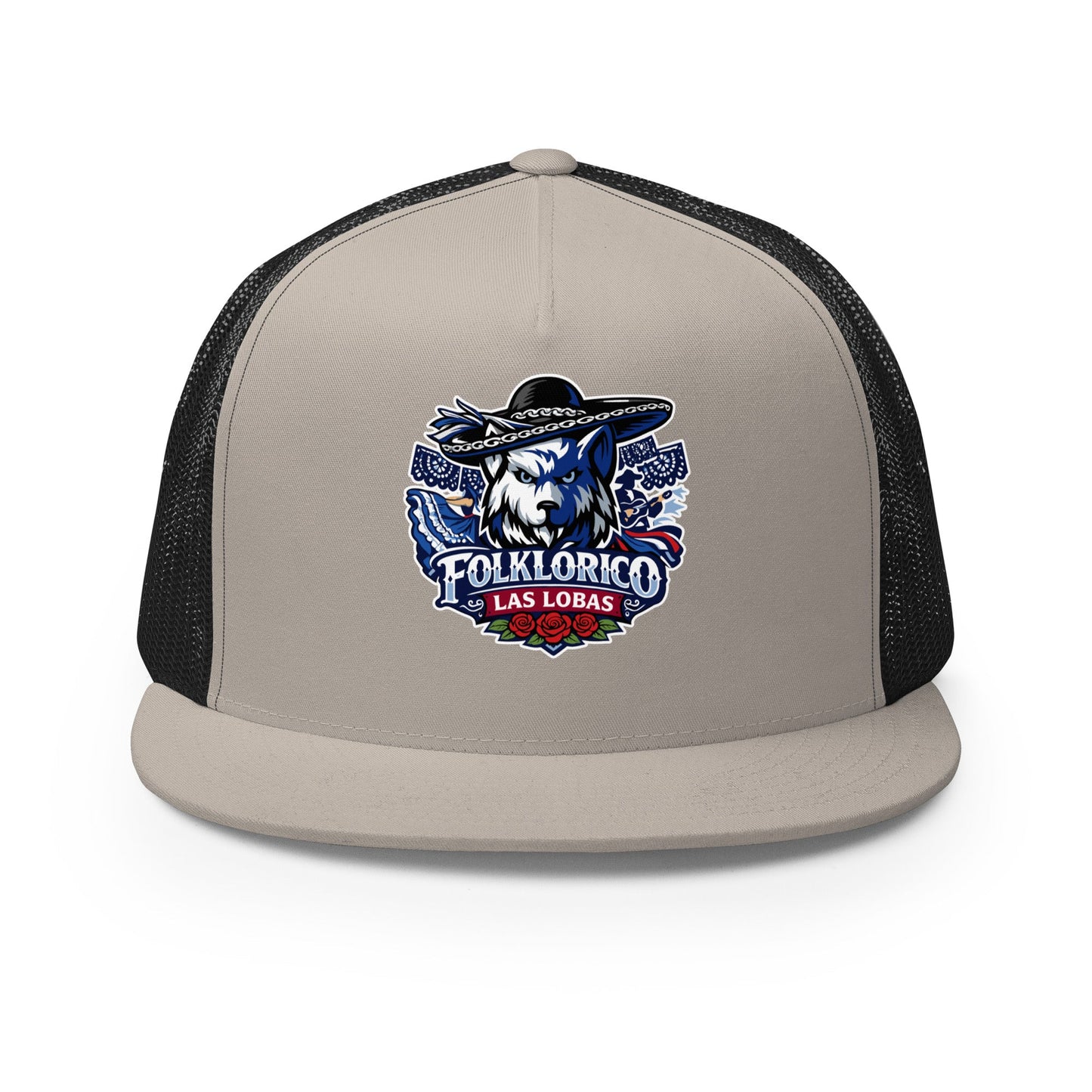 Performance | 5 Panel Trucker Cap | Los Lobitos | Las Lobas Logo