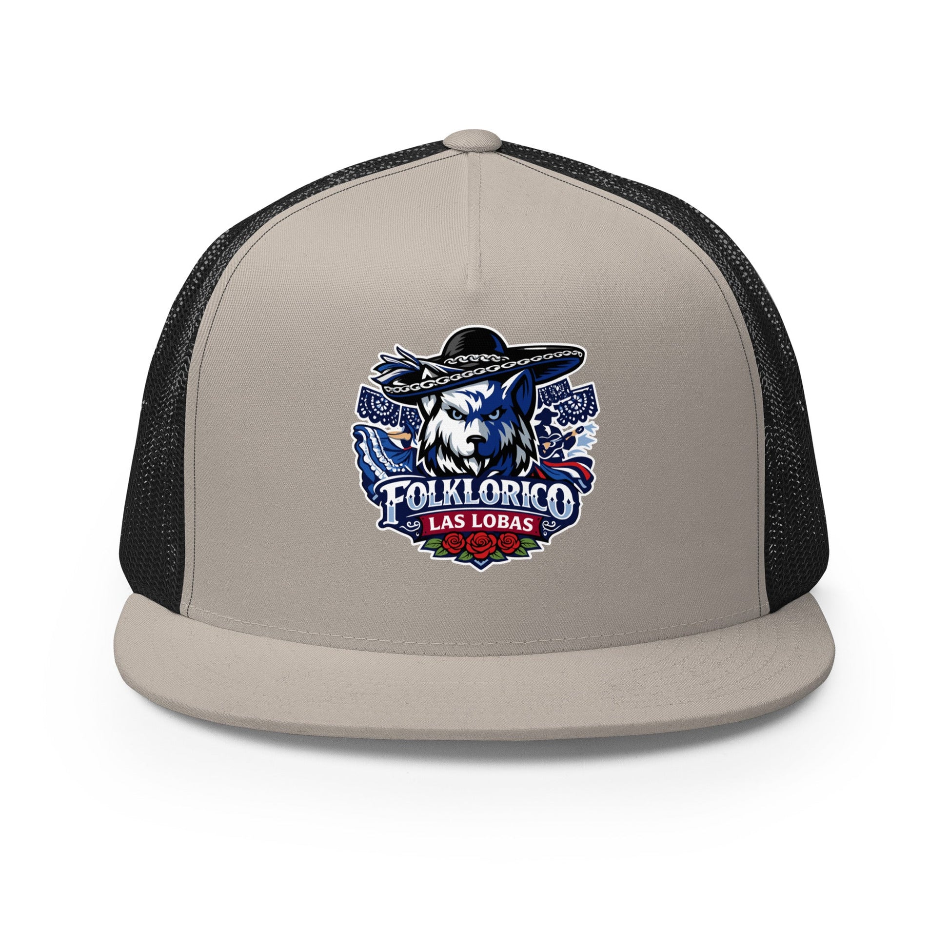 Performance | 5 Panel Trucker Cap | Los Lobitos | Las Lobas Logo