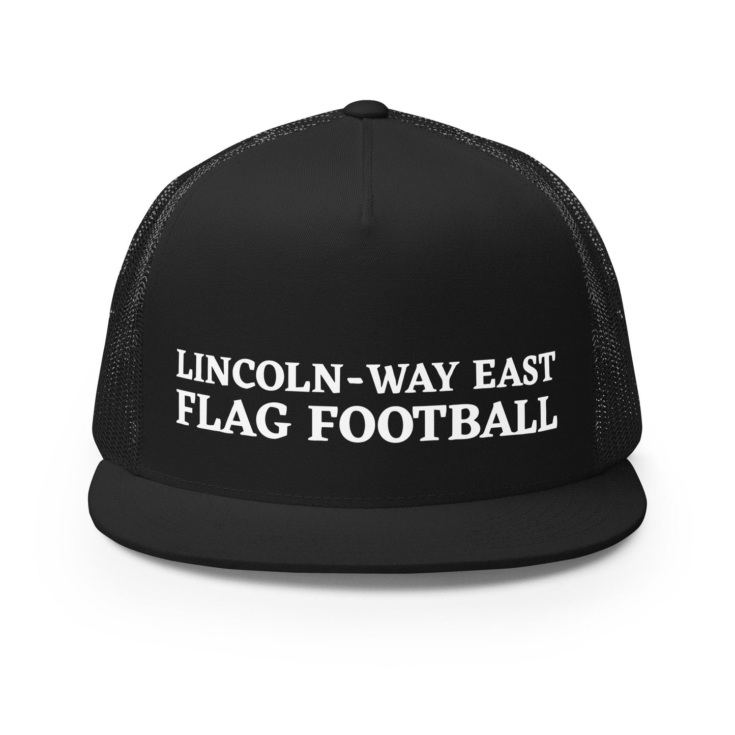 Performance | 5 Panel Trucker Cap | LWE Flag Football | Crest Logo