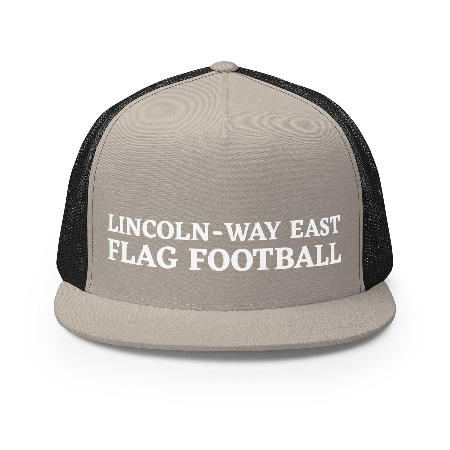 Performance | 5 Panel Trucker Cap | LWE Flag Football | Crest Logo