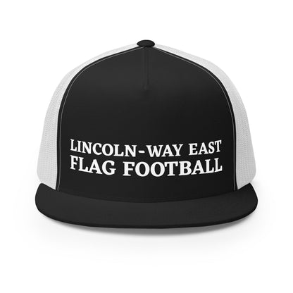 Performance | 5 Panel Trucker Cap | LWE Flag Football | Crest Logo
