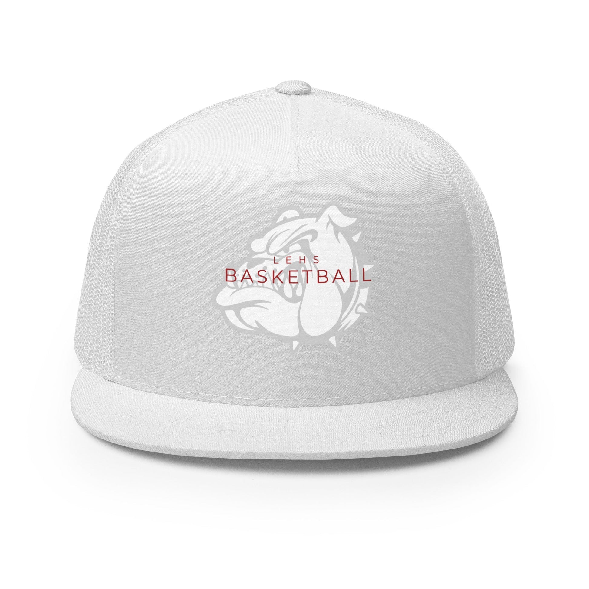 Performance | 5 Panel Trucker Cap | Lynn English Cheerleading | Bulldogs Basketball Logo