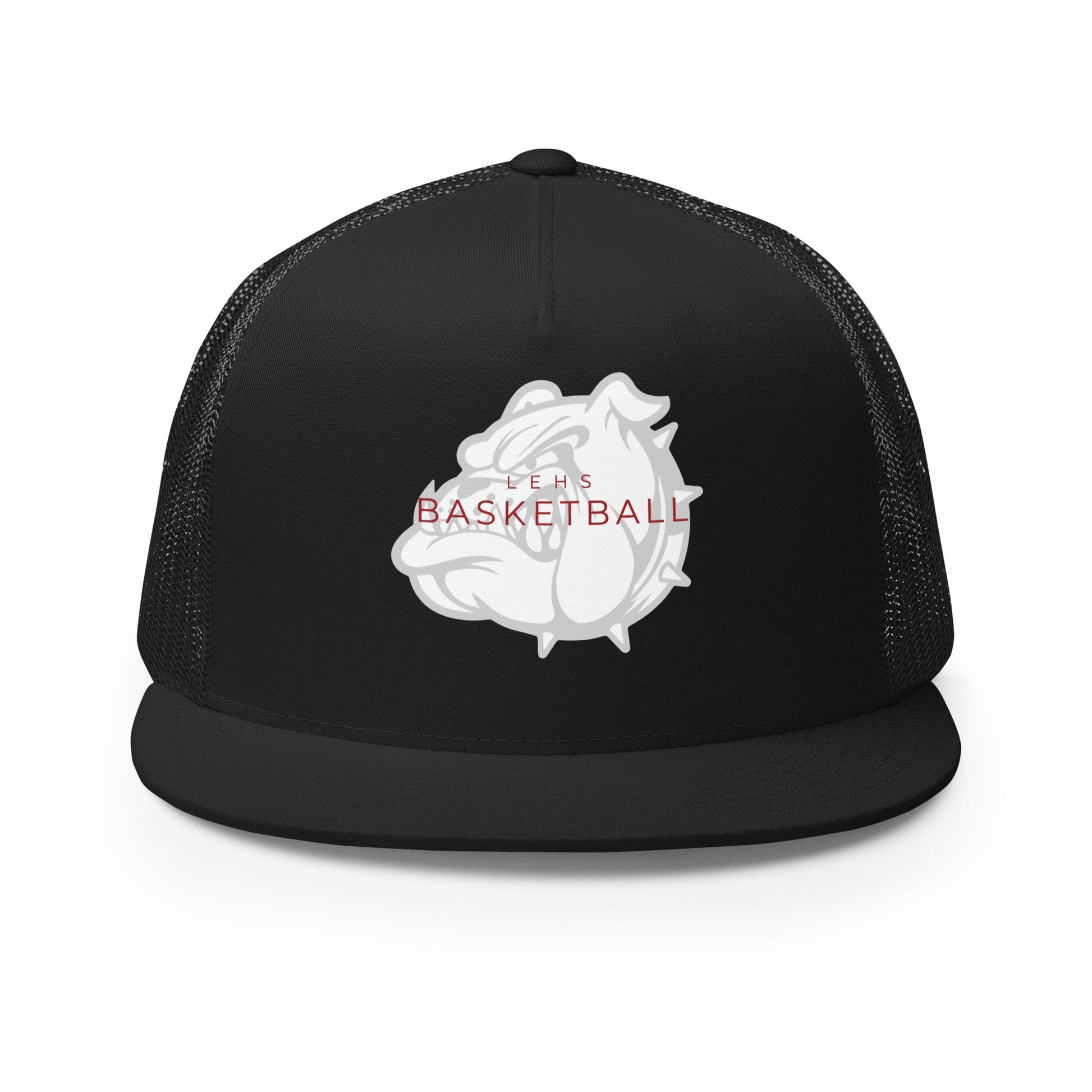 Performance | 5 Panel Trucker Cap | Lynn English Cheerleading | Bulldogs Basketball Logo