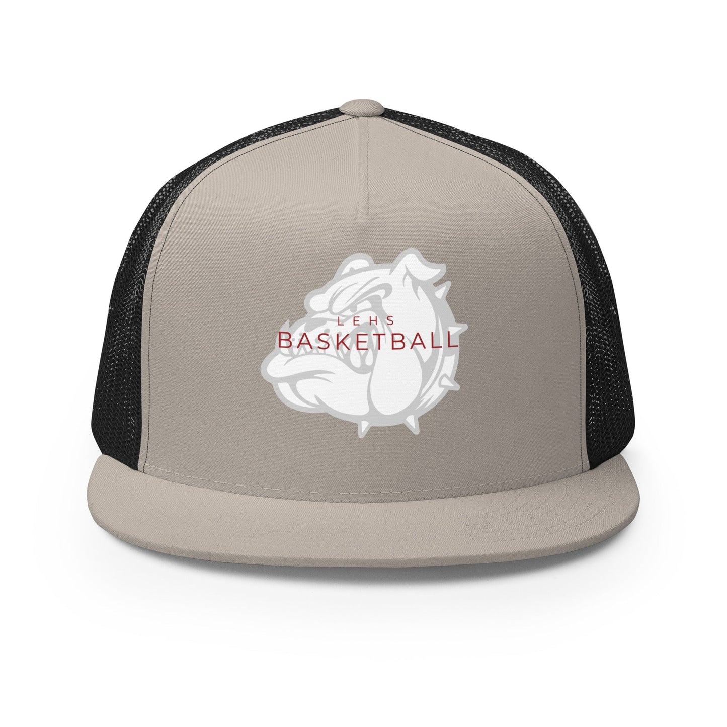 Performance | 5 Panel Trucker Cap | Lynn English Cheerleading | Bulldogs Basketball Logo