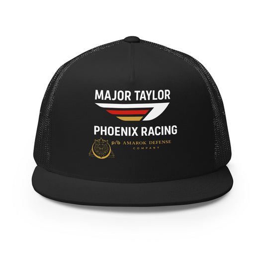 Performance | 5 Panel Trucker Cap | Major Taylor Phoenix Racing p/b Amarok Defense Company