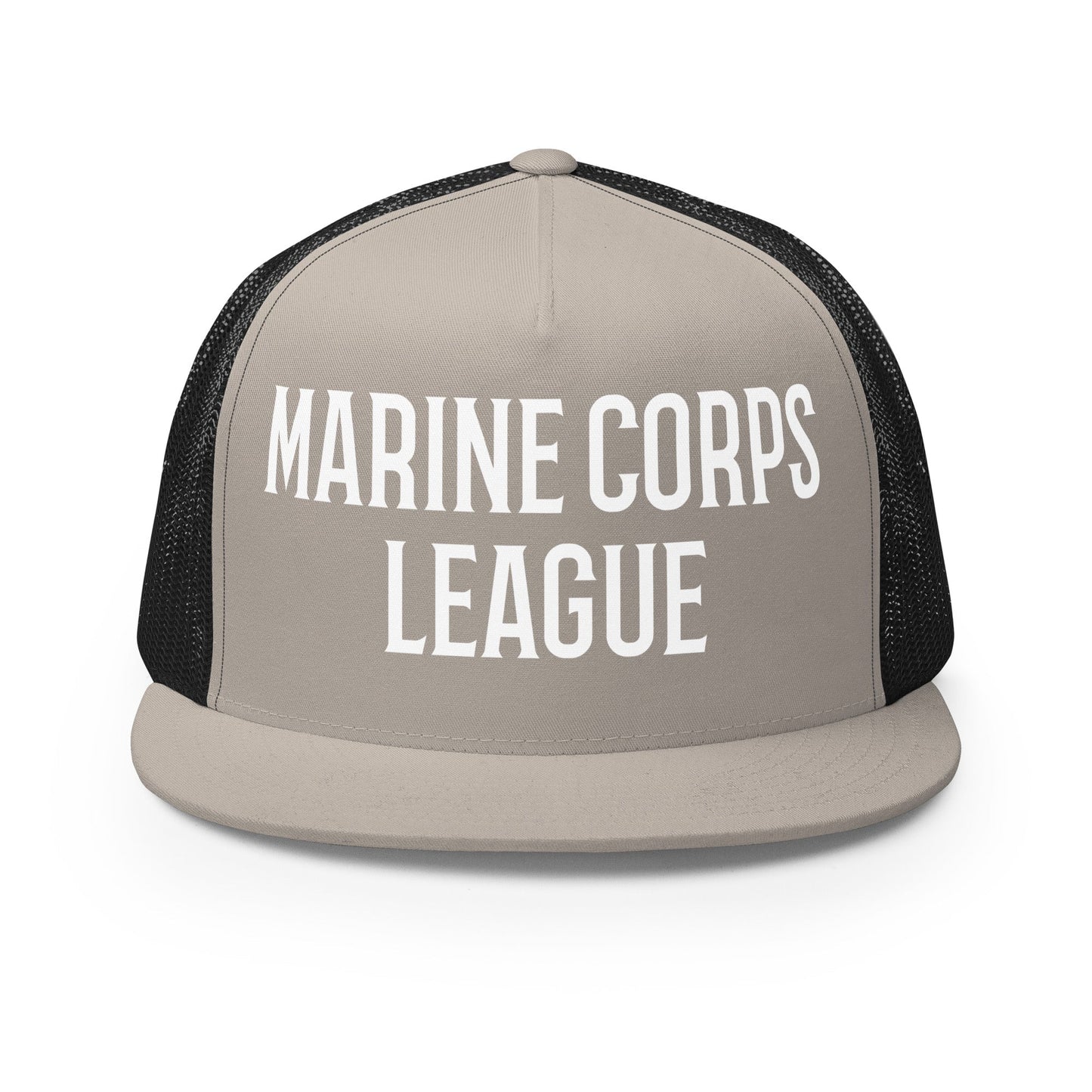 Performance | 5 Panel Trucker Cap | Marine Corps League kings County Det 455 | Crest Logo