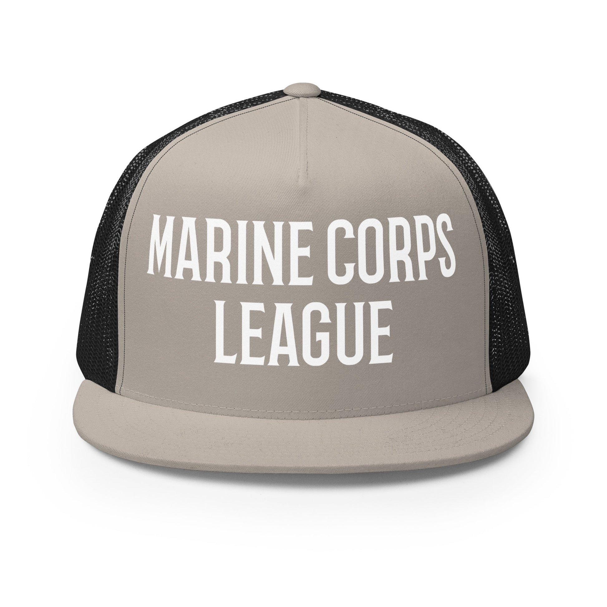 Performance | 5 Panel Trucker Cap | Marine Corps League kings County Det 455 | Crest Logo