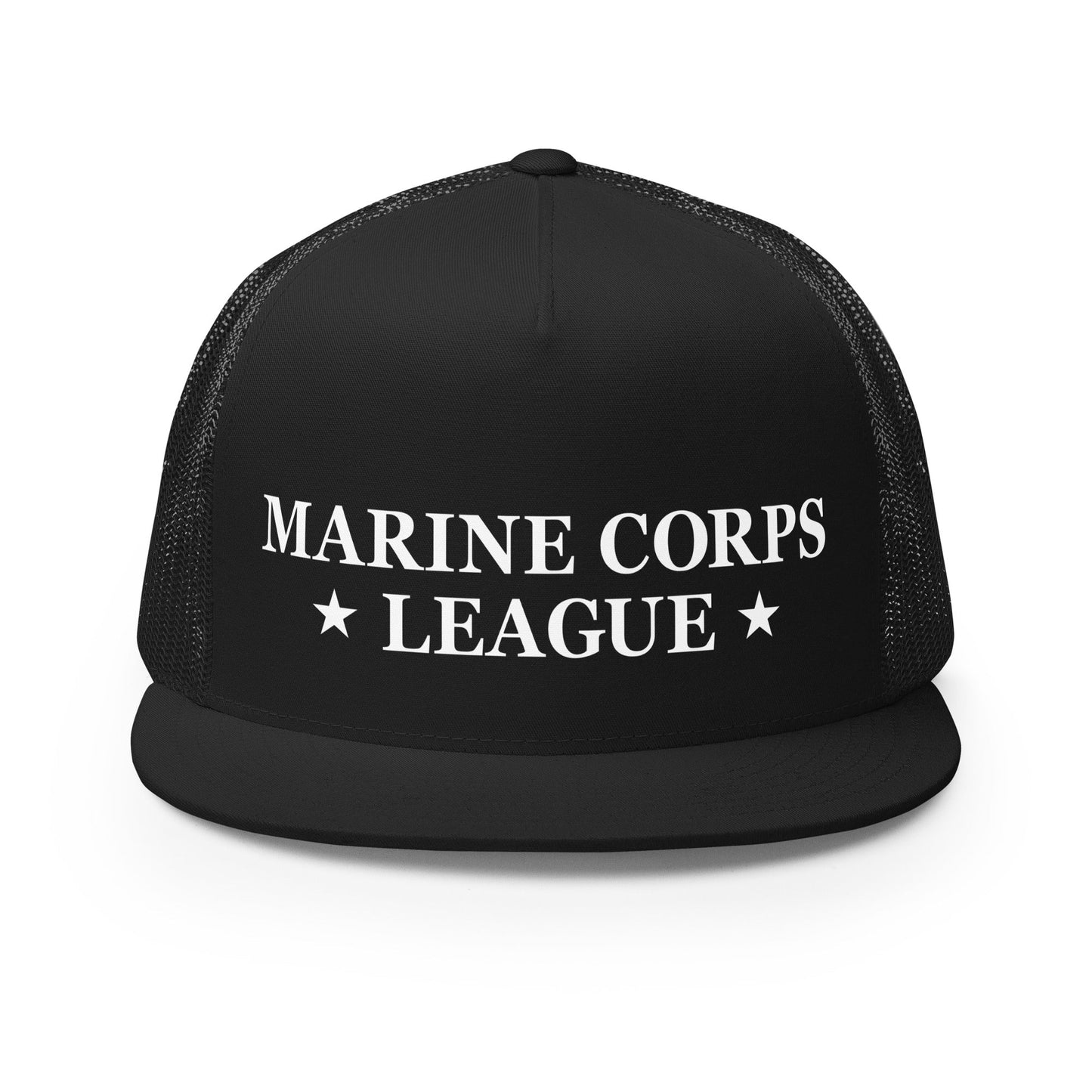 Performance | 5 Panel Trucker Cap | Marine Corps League kings County Det 455 | Shield Logo