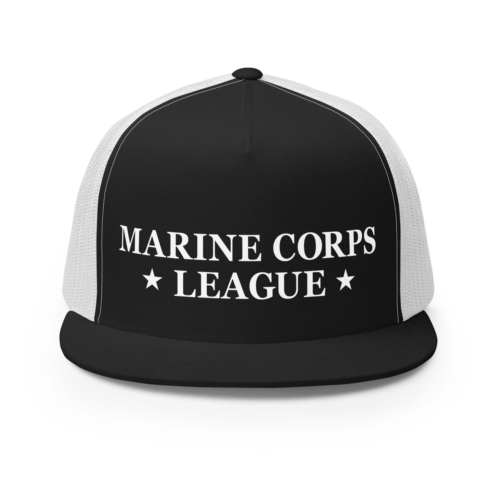 Performance | 5 Panel Trucker Cap | Marine Corps League kings County Det 455 | Shield Logo