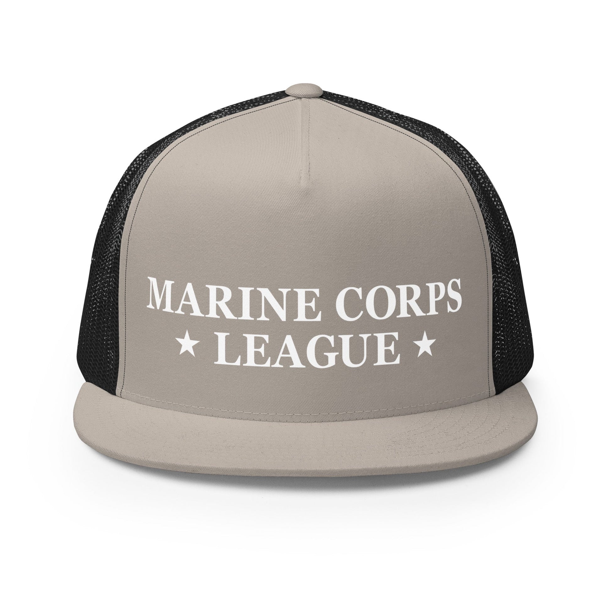 Performance | 5 Panel Trucker Cap | Marine Corps League kings County Det 455 | Shield Logo