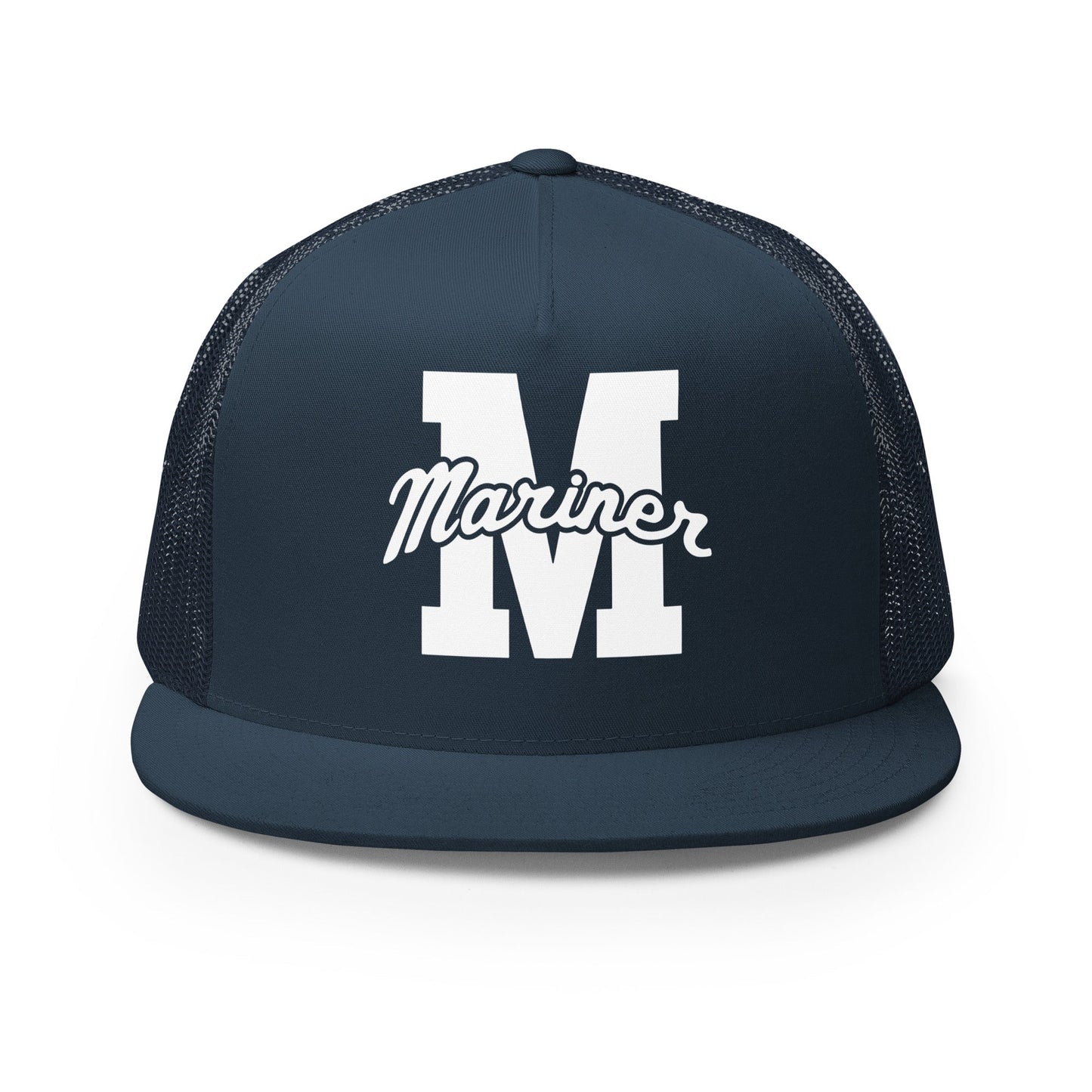 Performance | 5 Panel Trucker Cap | Mariner girls soccer | Script Logo