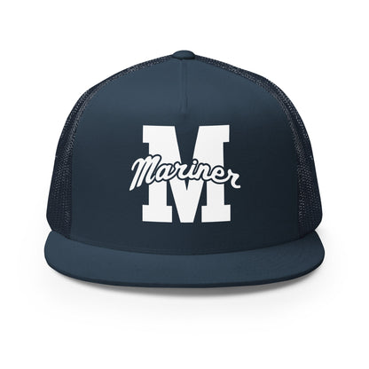 Performance | 5 Panel Trucker Cap | Mariner girls soccer | Script Logo