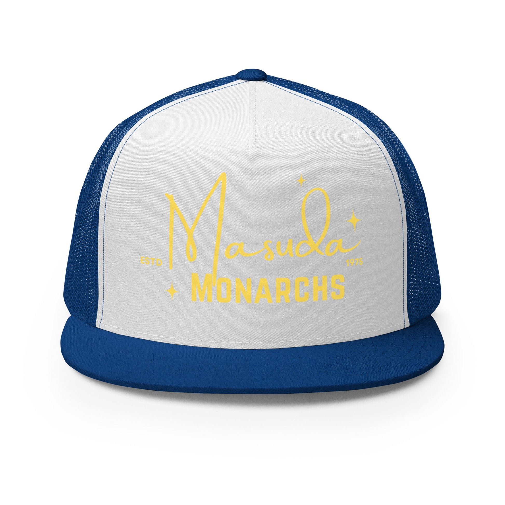 Performance | 5 Panel Trucker Cap | Masuda Middle School | Alt Script Logo