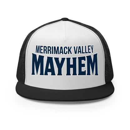 Performance | 5 Panel Trucker Cap | Merrimack Valley Mayhem | Script Logo