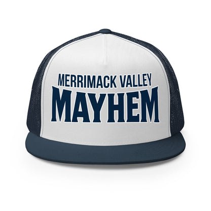 Performance | 5 Panel Trucker Cap | Merrimack Valley Mayhem | Script Logo