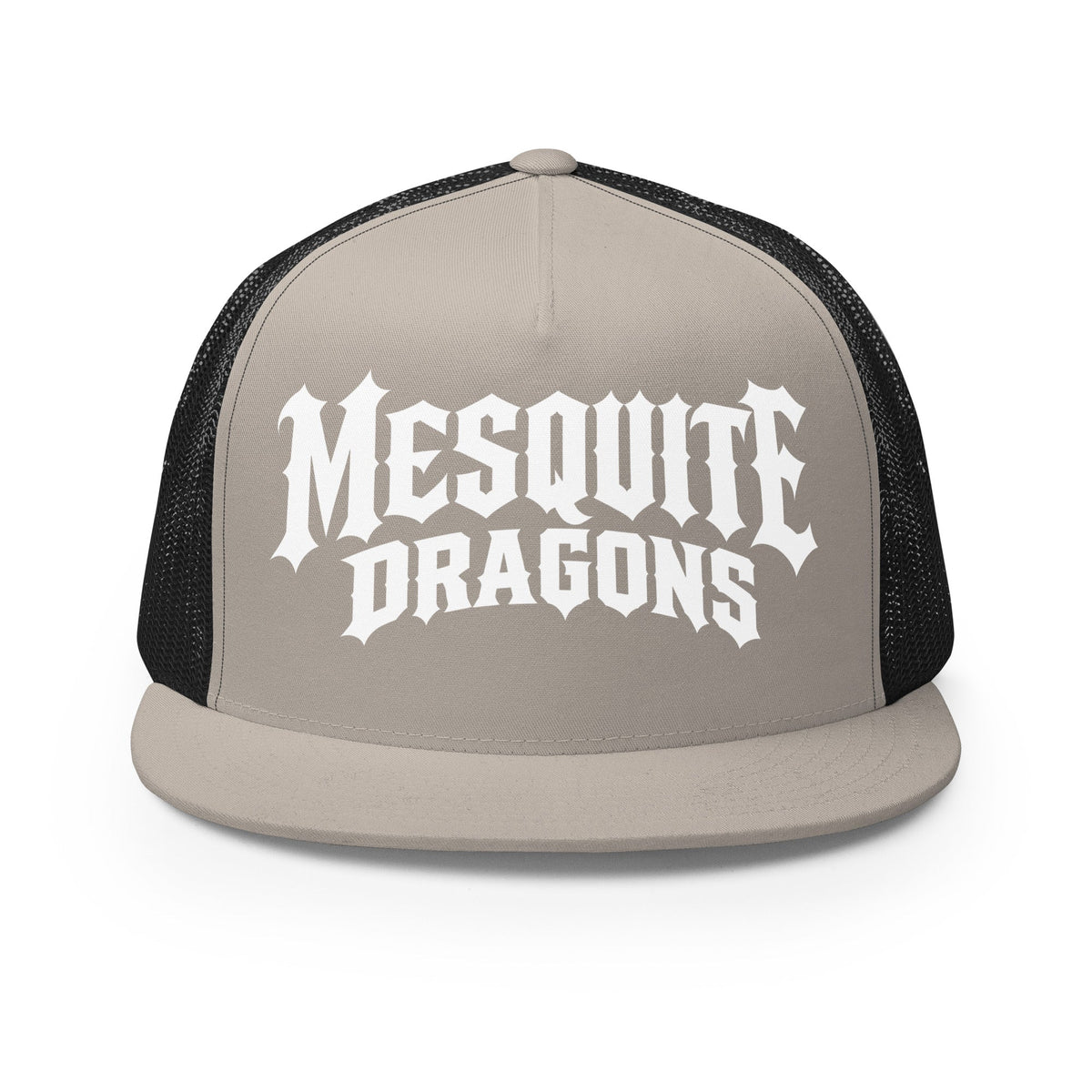 Performance | 5 Panel Trucker Cap | Mesquite High School | Crest Logo