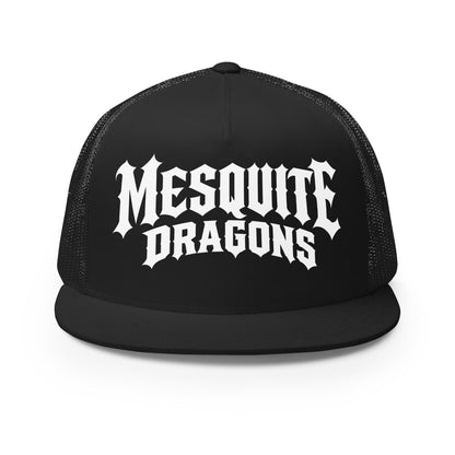 Performance | 5 Panel Trucker Cap | Mesquite High School | Crest Logo