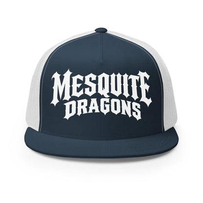 Performance | 5 Panel Trucker Cap | Mesquite High School | Crest Logo