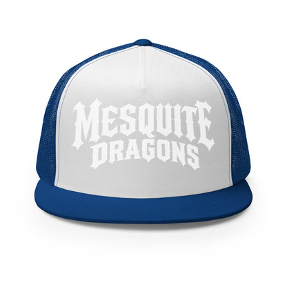 Performance | 5 Panel Trucker Cap | Mesquite High School | Crest Logo