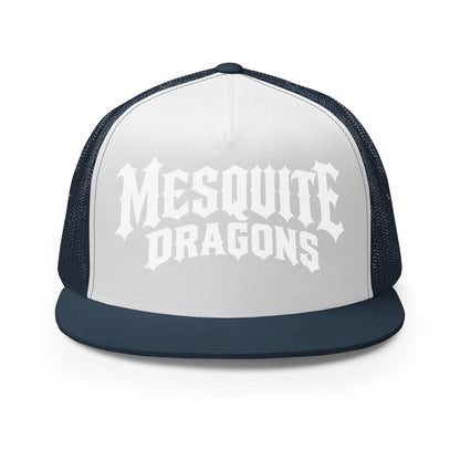 Performance | 5 Panel Trucker Cap | Mesquite High School | Crest Logo