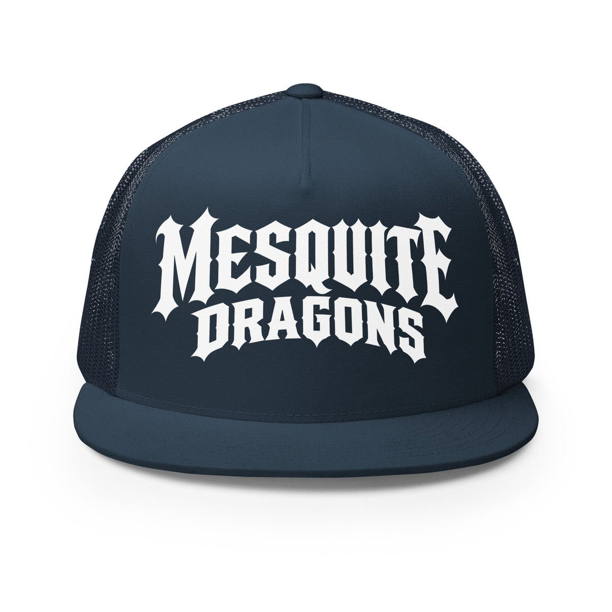 Performance | 5 Panel Trucker Cap | Mesquite High School | Crest Logo