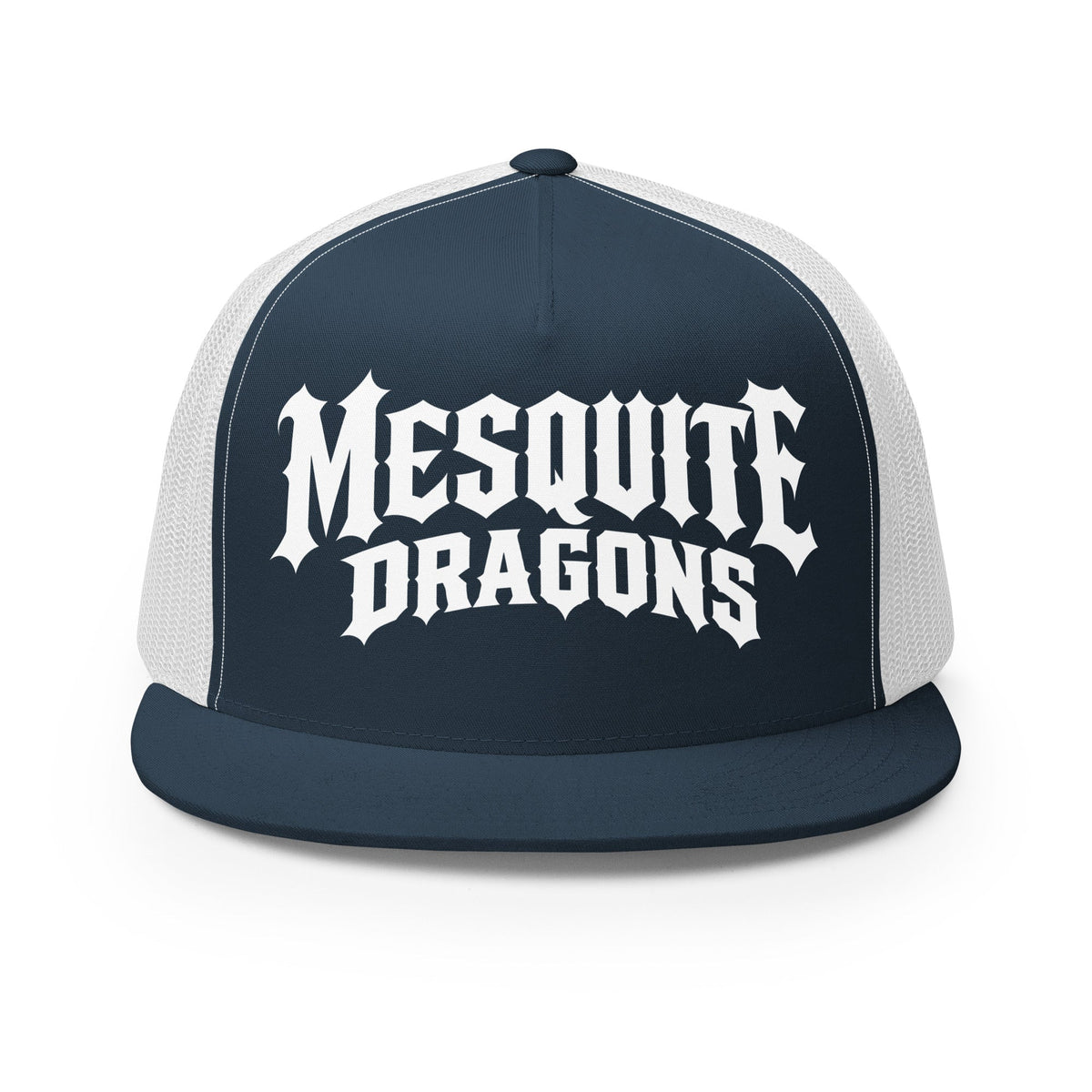 Performance | 5 Panel Trucker Cap | Mesquite High School | Crest Logo