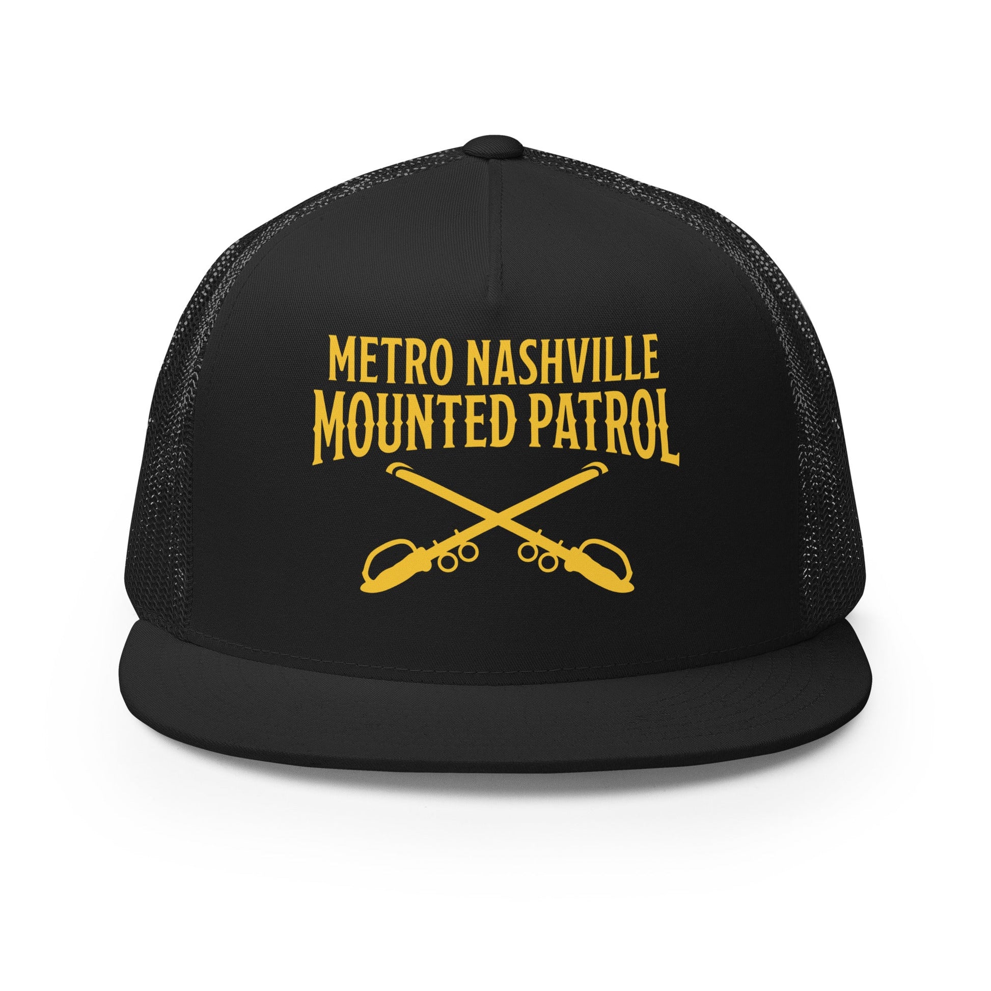 Performance | 5 Panel Trucker Cap | Metro Nashville Police Department Horse Mounted Patrol | Crest Logo