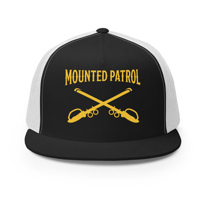 Performance | 5 Panel Trucker Cap | Metro Nashville Police Department Horse Mounted Patrol | Sabres Logo