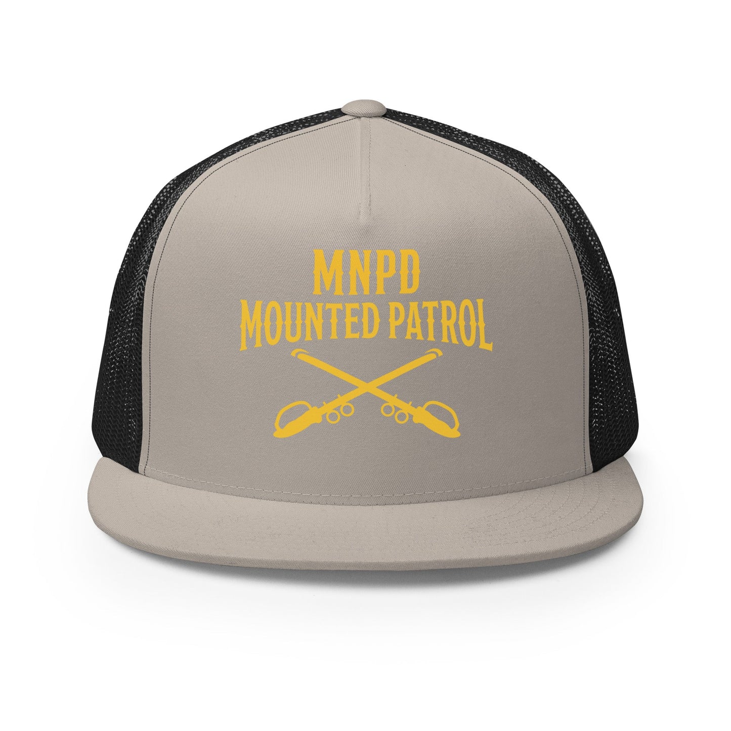Performance | 5 Panel Trucker Cap | Metro Nashville Police Department Horse Mounted Patrol | Sabres MNPD Logo
