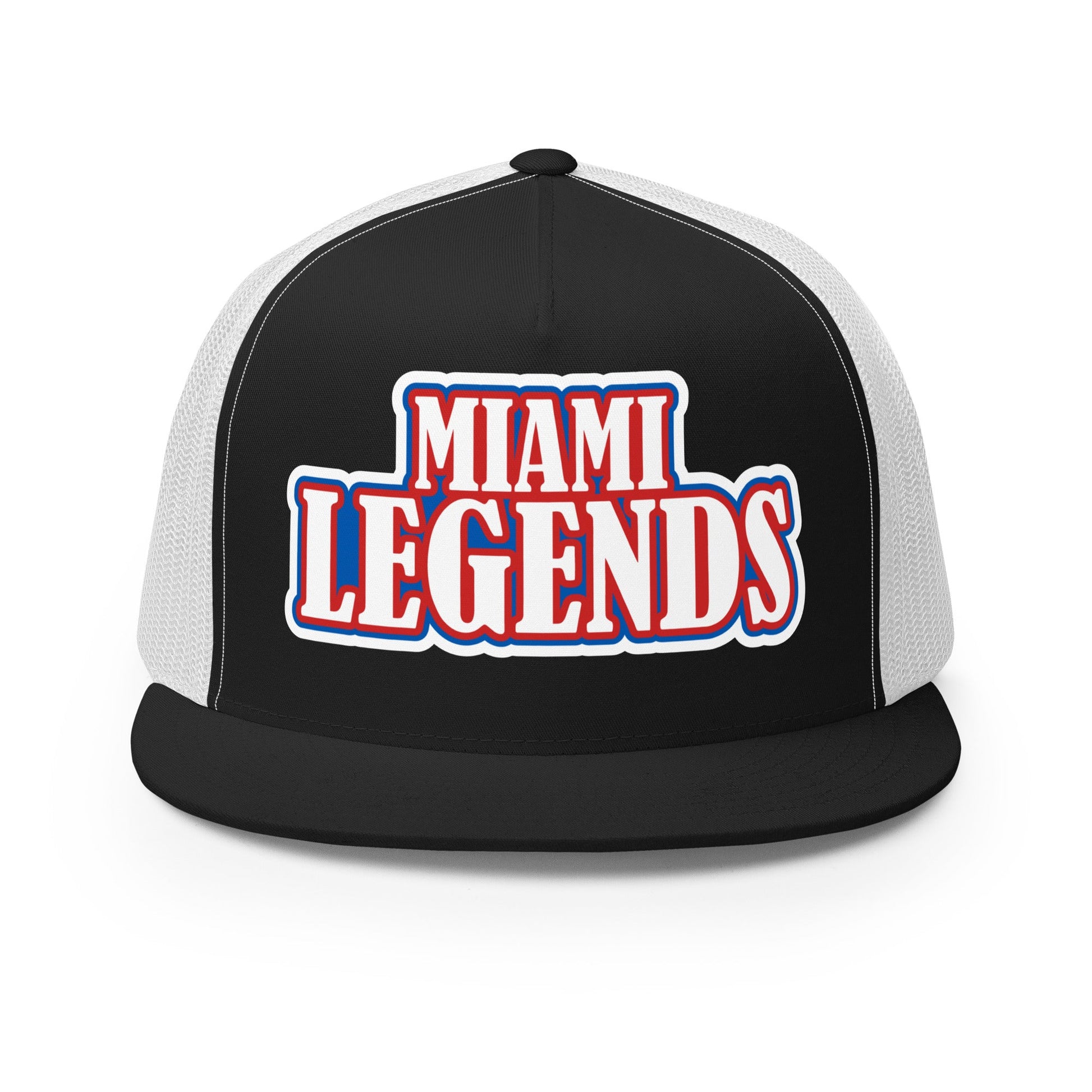 Performance | 5 Panel Trucker Cap | Miami Legends Football | King Shield Logo