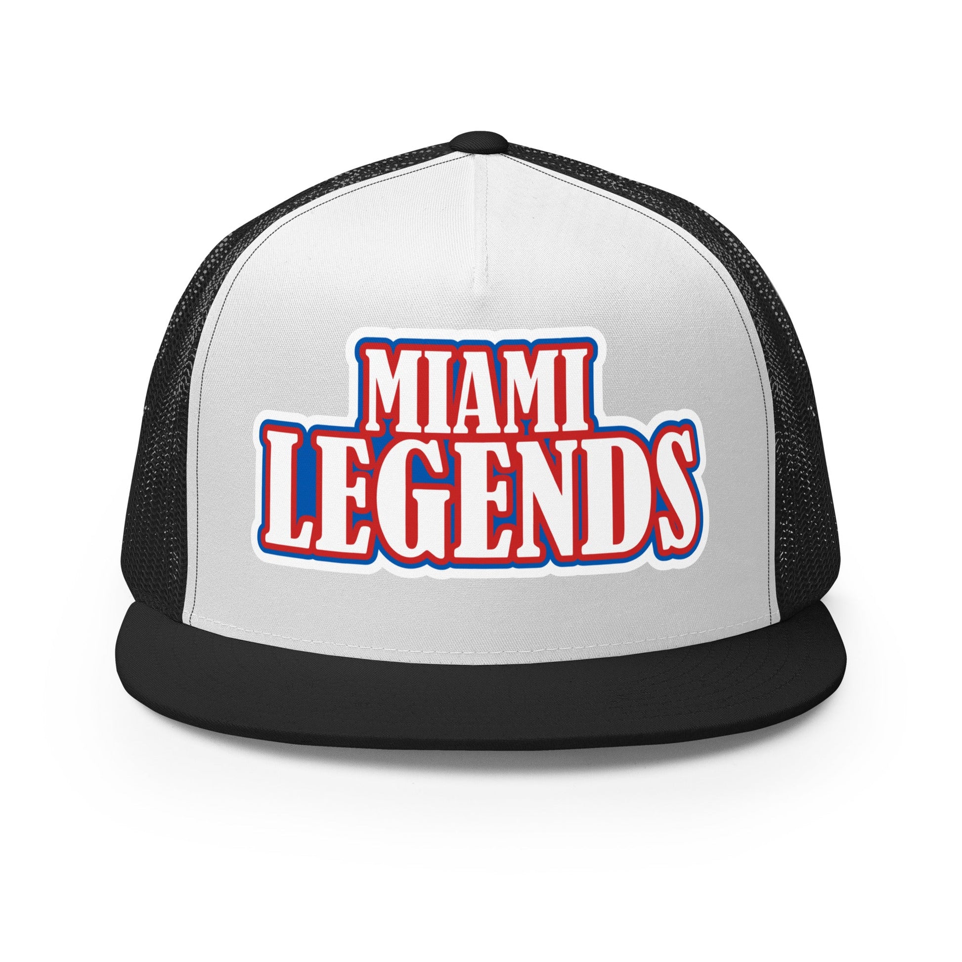 Performance | 5 Panel Trucker Cap | Miami Legends Football | King Shield Logo