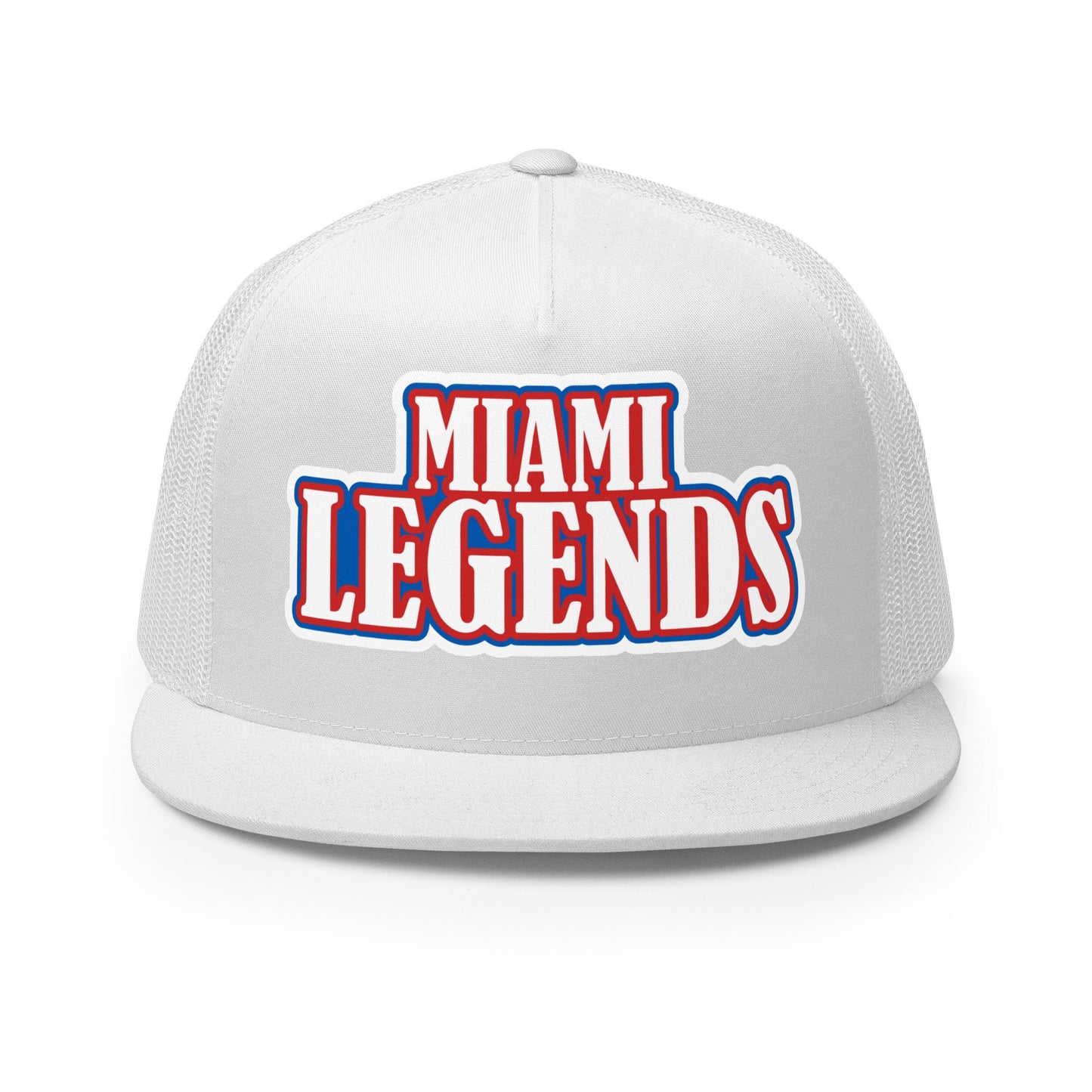 Performance | 5 Panel Trucker Cap | Miami Legends Football | King Shield Logo