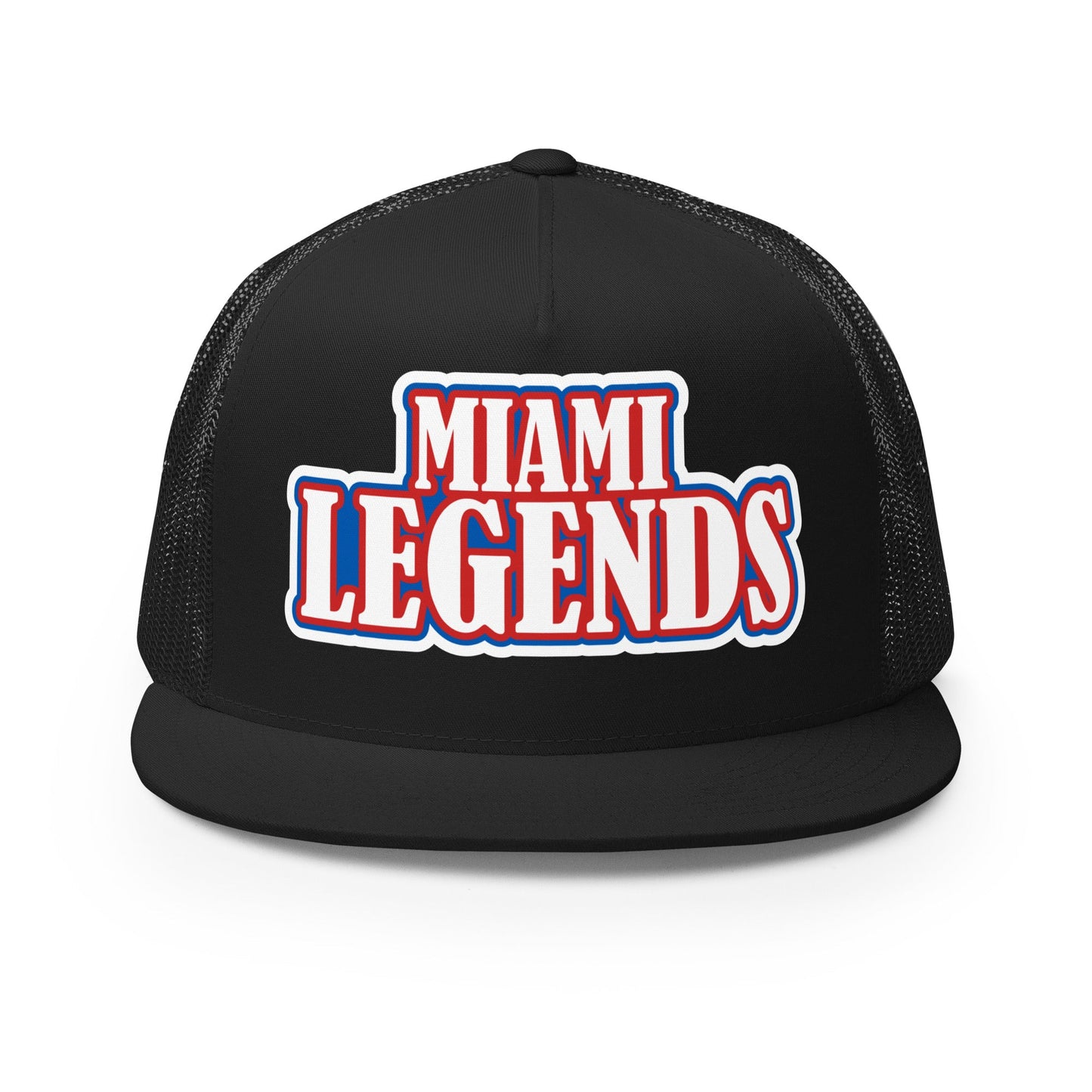 Performance | 5 Panel Trucker Cap | Miami Legends Football | King Shield Logo