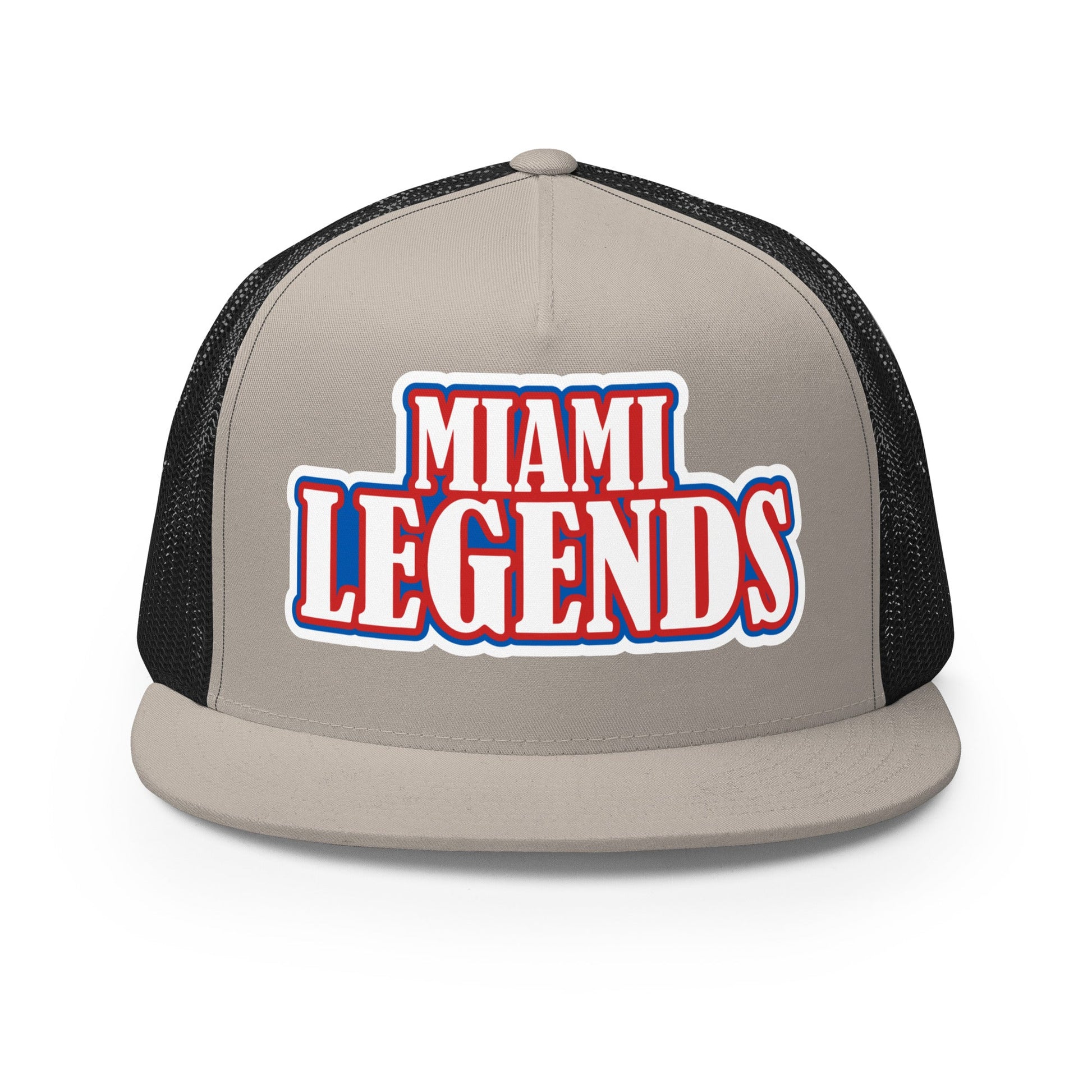 Performance | 5 Panel Trucker Cap | Miami Legends Football | King Shield Logo