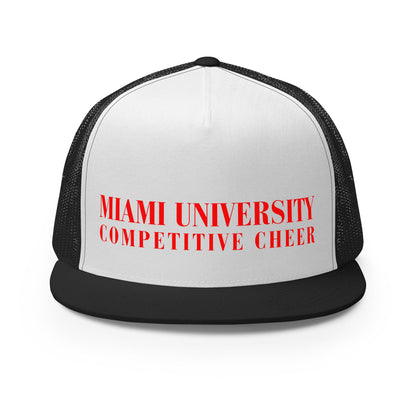 Performance | 5 Panel Trucker Cap | Miami University Competitive Cheer Team
