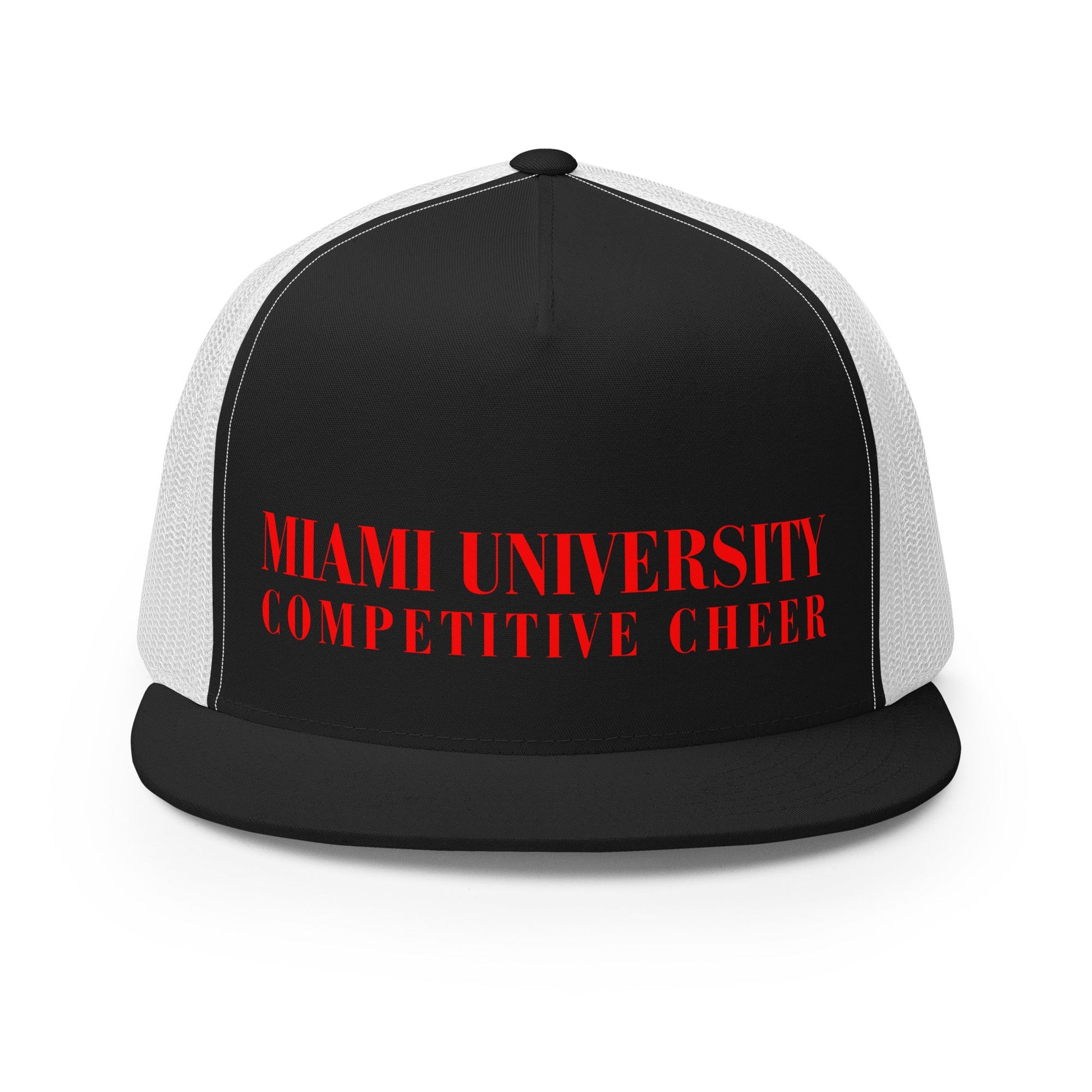 Performance | 5 Panel Trucker Cap | Miami University Competitive Cheer Team