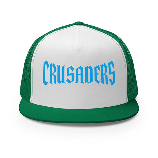 Performance | 5 Panel Trucker Cap | Mid Ohio Crusaders | Script Logo