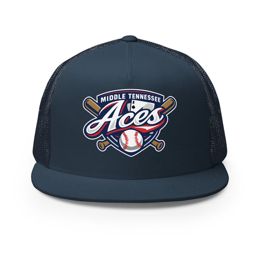 Performance | 5 Panel Trucker Cap | Middle TN Aces 8u