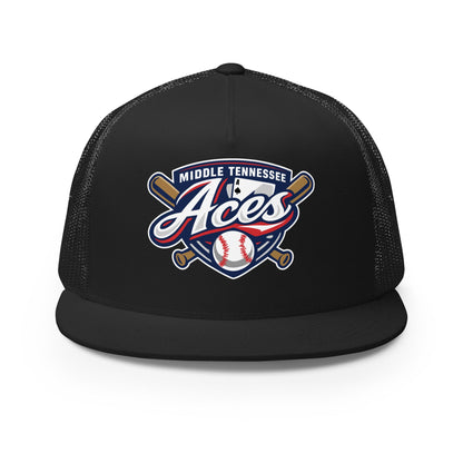 Performance | 5 Panel Trucker Cap | Middle TN Aces 8u