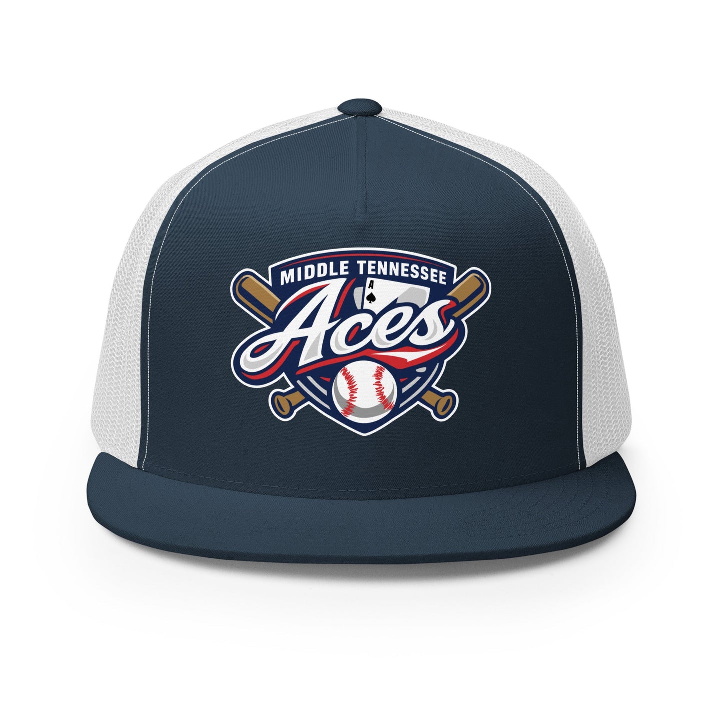 Performance | 5 Panel Trucker Cap | Middle TN Aces 8u
